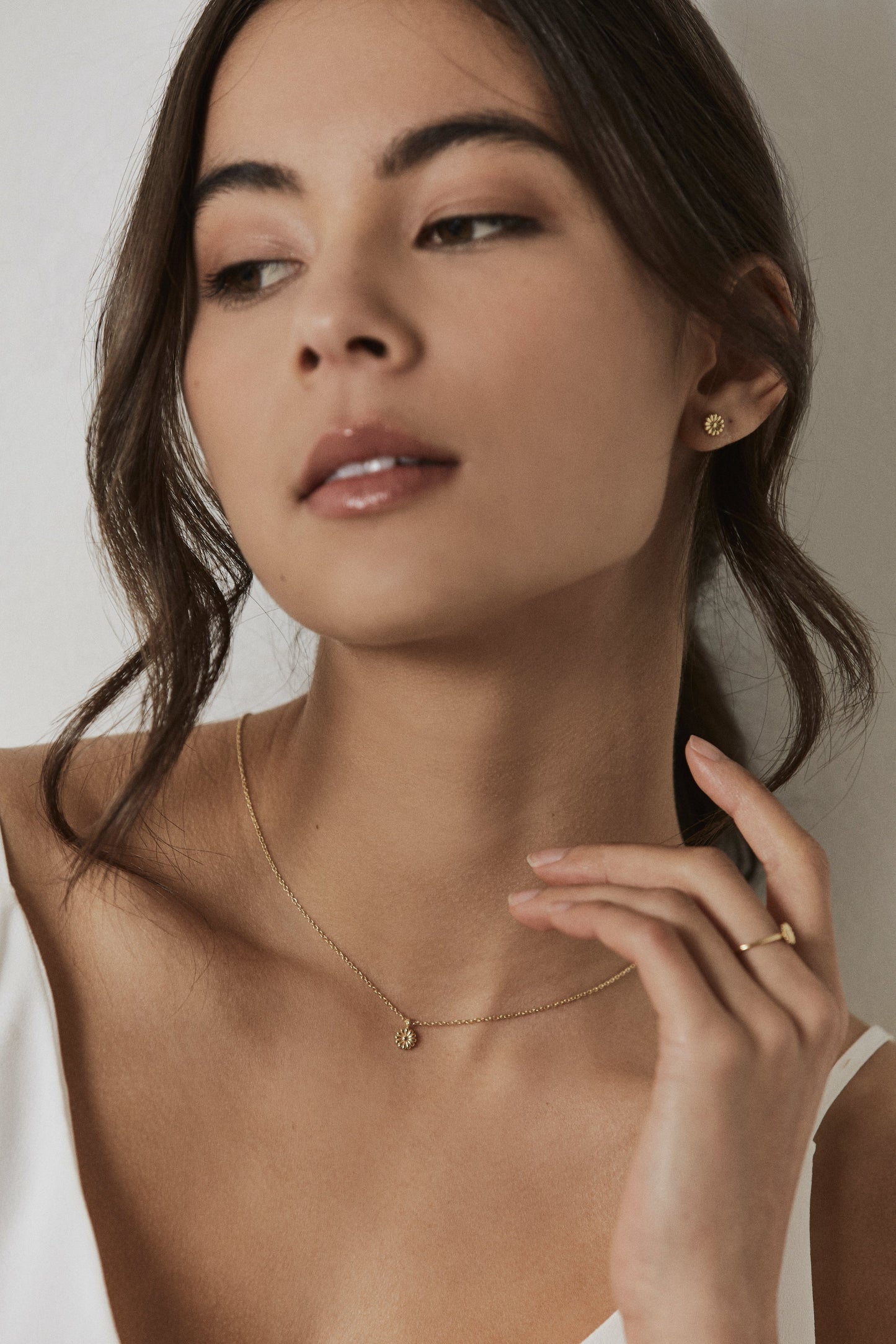 Silk & Steel Jewellery Superfine Daisy Ring Silver