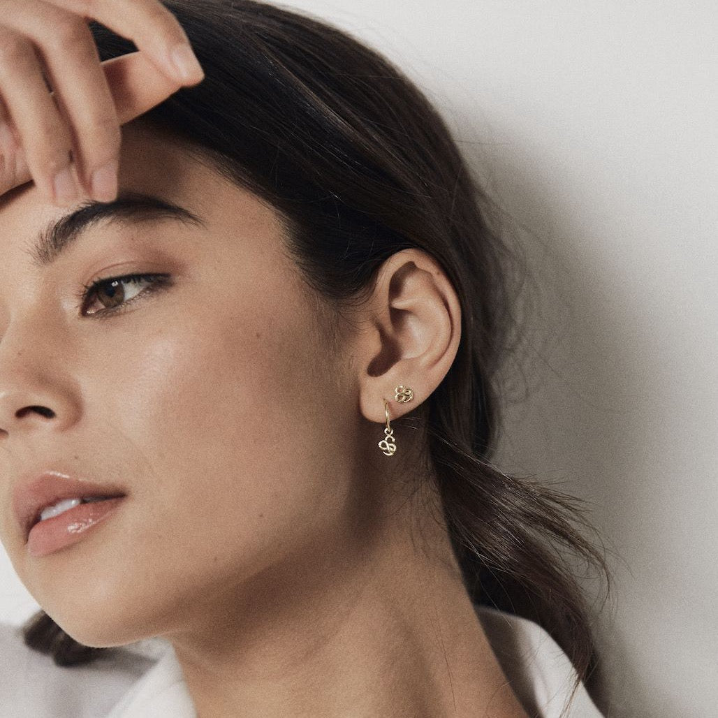 BO Superfine / Serpent Studs / Silver