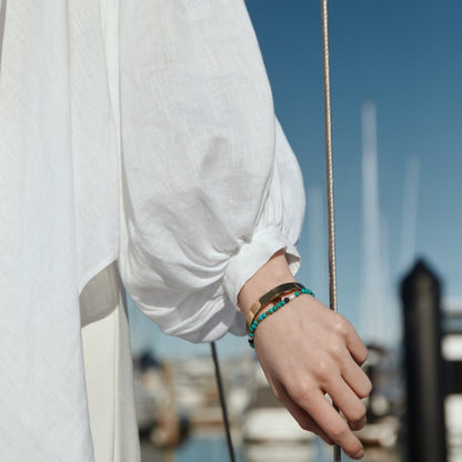 Silk & Steel Jewellery Luccia Bangle Gold