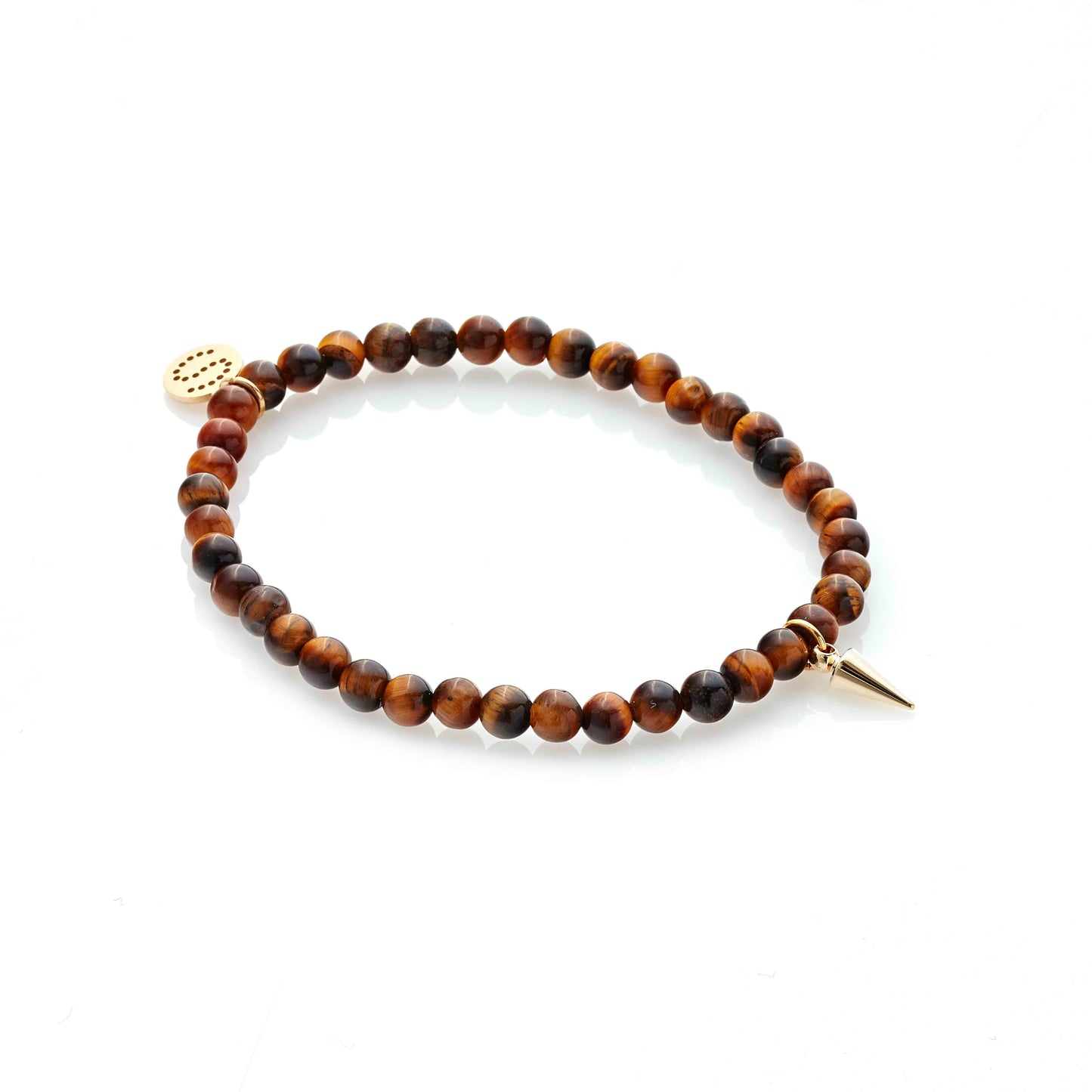 In The Detail / Bracelet / Tigers Eye + Gold