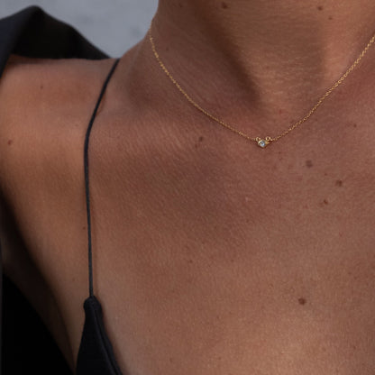 Silk & Steel Jewellery Superfine Keepsake Necklace Black Spinel + Silver