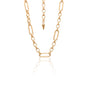 Silk & Steel Jewellery Luxe Necklace Gold Stainless Steel