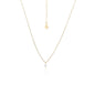 Silk & Steel Jewellery Superfine Mini Pearl Necklace Gold