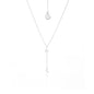 Silk & Steel Jewellery Superfine Starry Night Necklace Silver