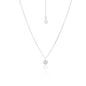 Silk & Steel Jewellery Superfine Daisy Necklace Silver