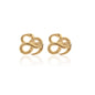 Silk & Steel Superfine Talisman Petite Serpent Studs Gold