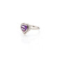 Silk & Steel Jewellery Amour Ring Brazilian Amethyst + Silver