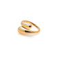 Silk & Steel Aura ring in gold-plated stainless steel