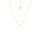 Silk & Steel Jewellery Superfine Mini Spike Necklace Gold