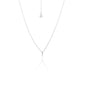 Silk & Steel Jewellery Superfine Mini Spike Necklace Silver