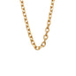 Forged Necklace in 14k gold-plated stainless steel | Silk & Steel Jewellery