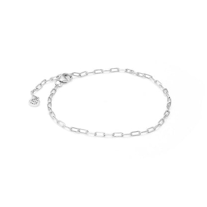 Fine Chain Papier Bracelet in sterling silver | Silk & Steel Jewellery