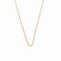 Fine Chain Papier Necklace in 14k gold-plated sterling silver | Silk & Steel Jewellery
