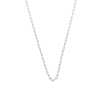 Fine Chain Papier Necklace in sterling silver | Silk & Steel Jewellery