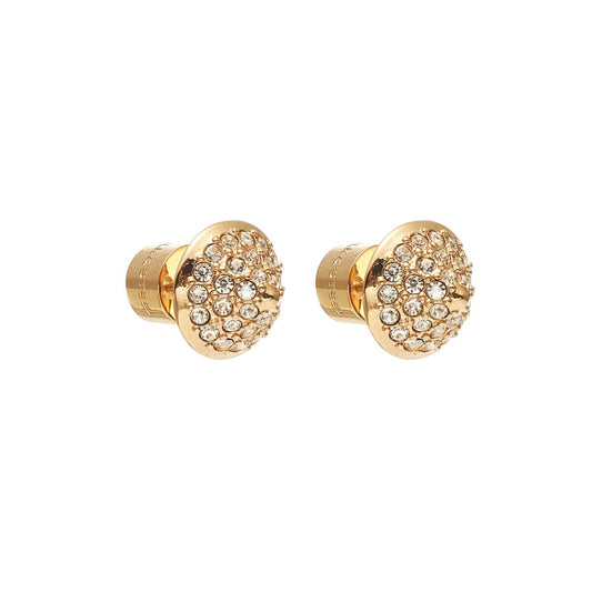 Voltage Stud Earrings in 14k gold-plated stainless steel with Cubic Zirconias | Silk & Steel Jewellery